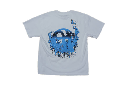 HEAVYWEIGHT WHITE "Blue Heist" TEE