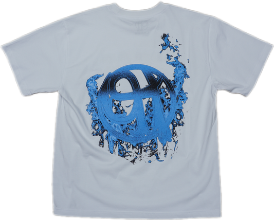 HEAVYWEIGHT WHITE "Blue Heist" TEE